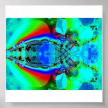 insecte psychédélique affiche