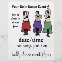 Insectes d'événement de danse de ventre de Customi Prospectus Avec Motif