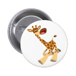 Insigne chevauchant de bouton de girafe de bande d badges publicitaires