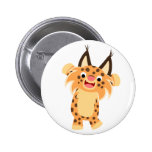Insigne courageux mignon de bouton de chat sauvage badges publicitaires