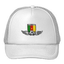 Insigne de bouclier d'emblème de passionés du foot casquette de camionneur