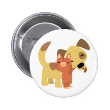Insigne de bouton de bande dessinée de Kitty et de Pin's Avec Agrafe