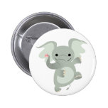 Insigne de bouton d'éléphant de bande dessinée de  badges publicitaires