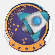 Insigne de cadet d'astronaute autocollants