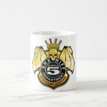 Insigne de la région 5 de shérif mugs