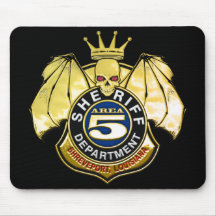 Insigne de la région 5 de shérif tapis de souris