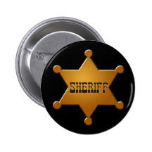 Insigne de shérif - bouton pin's