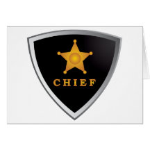 Insigne en chef carte de vœux