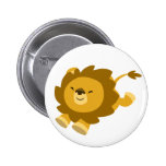 Insigne enthousiaste mignon de bouton de lion de b badges publicitaires