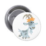 Insigne frais mignon de bouton de chèvre de bande  badges publicitaires