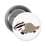 Insigne mignon de bouton de blaireau de bande dess badges avec agrafe