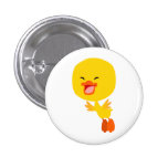Insigne mignon de bouton de caneton de bande dessi badges publicitaires