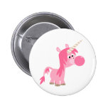 Insigne mignon de bouton de licorne de bubble-gum  badges publicitaires