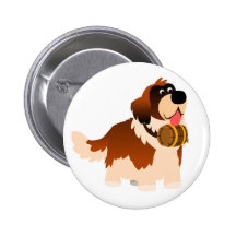 Insigne mignon de bouton de St Bernard de bande de Pin's Avec Agrafe