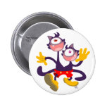 Insigne monoculaire de bouton de promenade de chat badges publicitaires