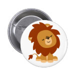 Insigne paisible mignon de bouton de lion de bande badges publicitaires