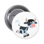 Insigne pulsant mignon de bouton de vache à bande  badges publicitaires