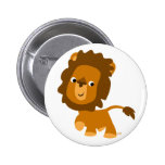 Insigne satisfait mignon de bouton de lion de band badges avec agrafe