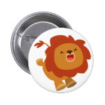 Insigne sautant mignon de bouton de lion de bande  badges publicitaires