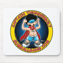 Insignes de capitaine Thunderbolt Tapis De Souris