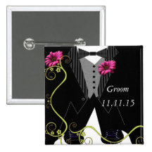 Insignes de mariage de chaussure de tennis de crav pin's