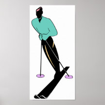 INSTRUCTEUR DE SKI POSTERS
