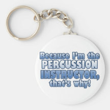 Instructeur Keychain de percussion Porte-clefs