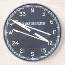 Instrument de cours de vol de vol d'avion d'avions dessous de verres