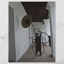 Instrument de musique historique prospectus en couleur