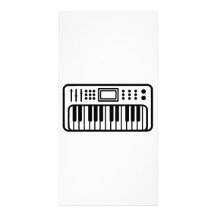 Instrument de piano de clavier photocartes personnalisées