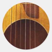 Instrument - guitare - jouons de la musique autocollants