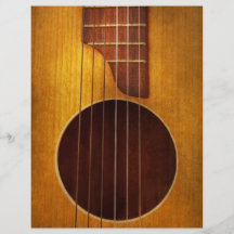 Instrument - guitare - jouons de la musique prospectus customisé