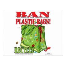 INTERDICTION… SACHETS EN PLASTIQUE ! CARTES POSTALES