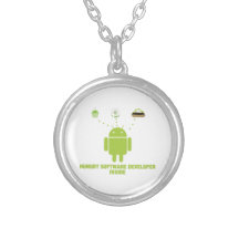 Intérieur affamé de programmateur de logiciel (ins pendentif