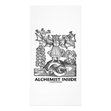 Intérieur d'alchimiste (alchimie médiévale) photocarte