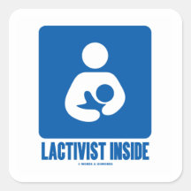 Intérieur de Lactivist (allaitant le signe de reco Autocollants