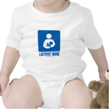 Intérieur de Lactivist (allaitant le signe de reco T-shirts