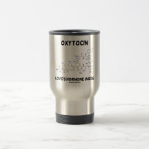 Intérieur de l'hormone de l'amour d'oxytocine (chi tasses à café