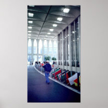 Intérieur de lobby du World Trade Center 2 Posters