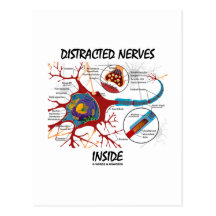 Intérieur distrait de nerfs (synapse) cartes postales