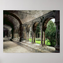 Intérieur du cloître 2 affiches