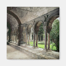 Intérieur du cloître magnets pour réfrigérateur