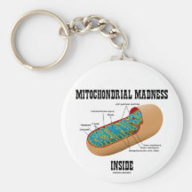 Intérieur mitochondrique de folie (mitochondrie) porte-clé