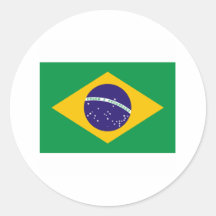 International de DRAPEAU du Brésil Autocollants