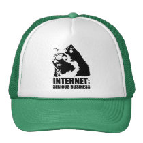 Internet : Affaires sérieuses (T-shirt drôle de lo casquettes