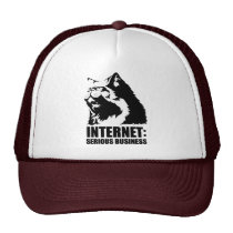Internet : Affaires sérieuses (T-shirt drôle de lo casquettes