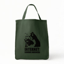 Internet : Affaires sérieuses (T-shirt drôle de lo sacs