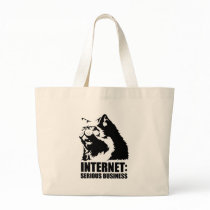 Internet : Affaires sérieuses (T-shirt drôle de lo sacs