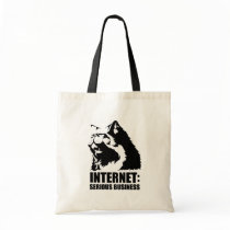 Internet : Affaires sérieuses (T-shirt drôle de lo sacs