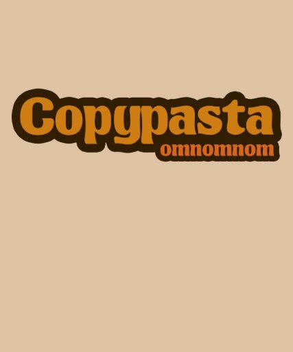 Internet drôle d'omnomnom de Copypaste T-shirt